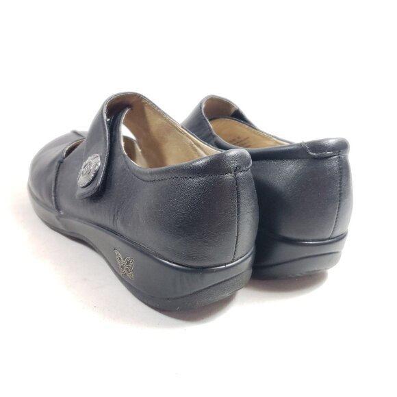 Alegria Women's Size 8 Kaitlyn Mary Jane Professional Shoes Black Leather - Picture 5 of 9